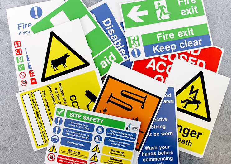 Health Safety Signs banner